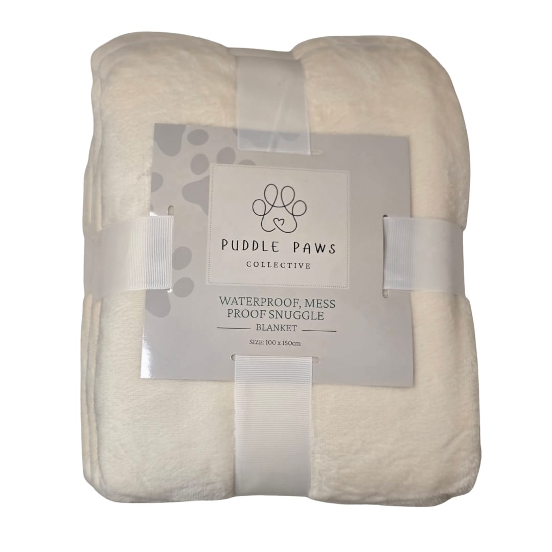 Large Puddle Paws Blanket