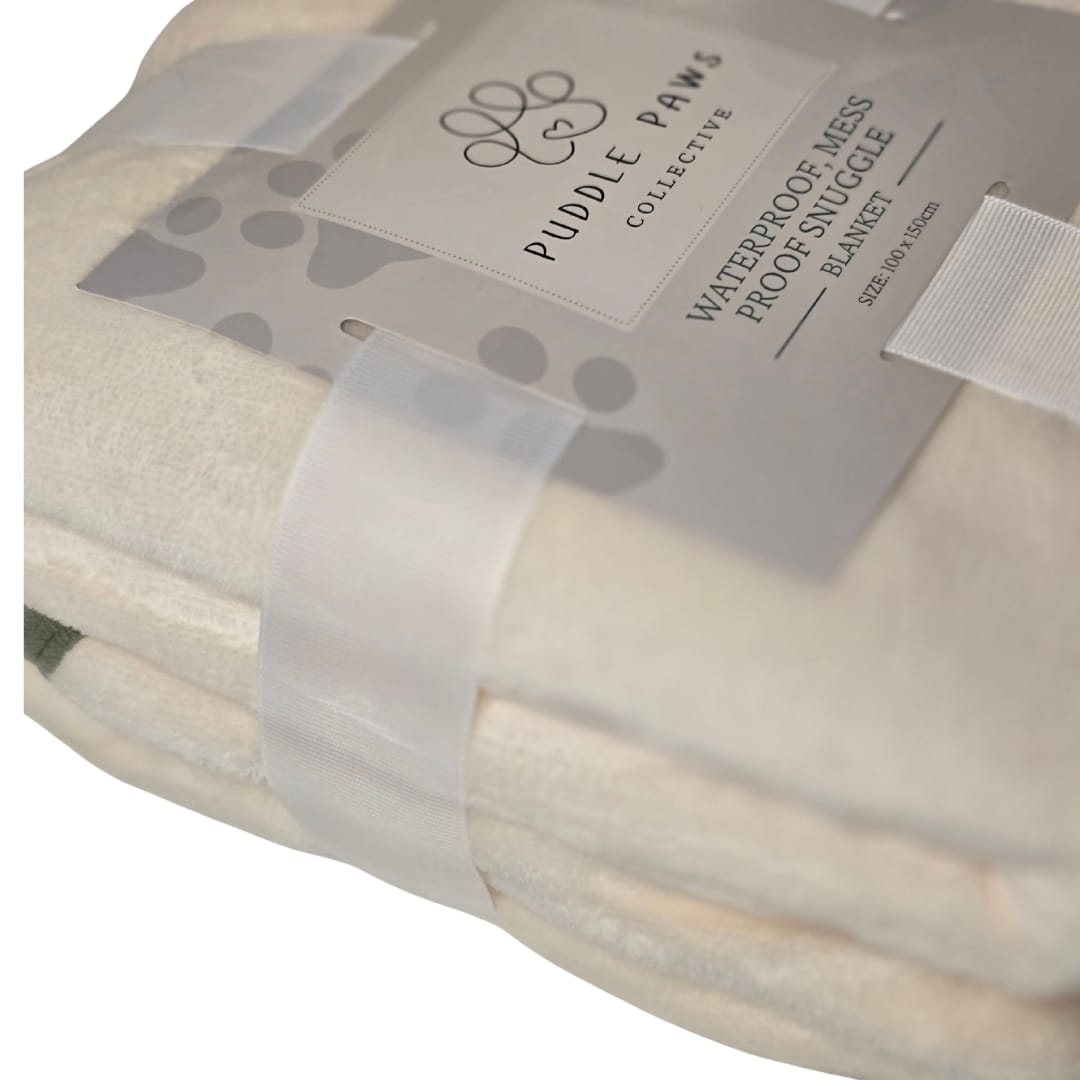 Large Puddle Paws Blanket