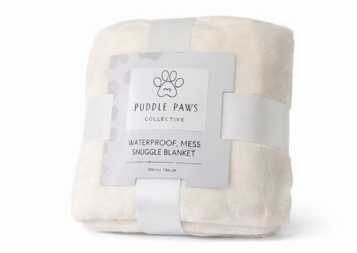 Large Puddle Paws Blanket